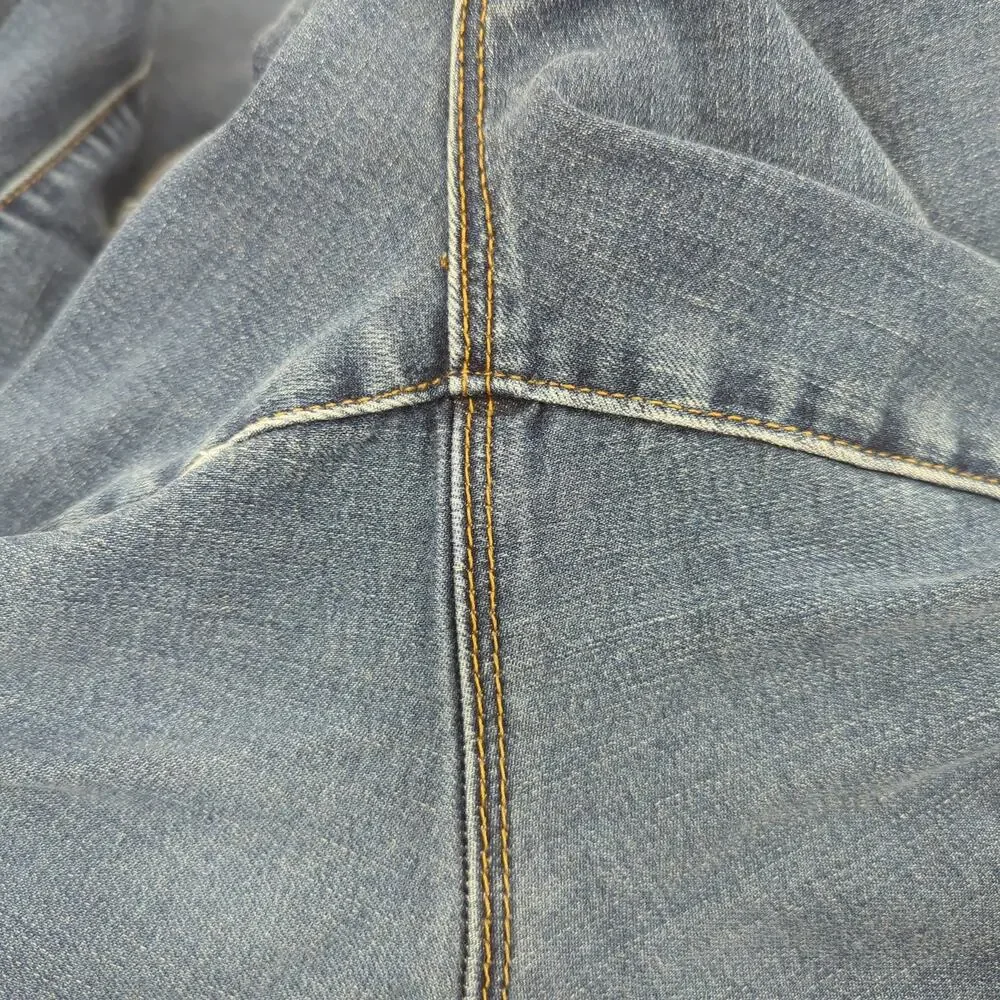 EUC Woman Within Blue Cotton Jeans Womens 24WP Petite Pockets - Picture 5 of 8